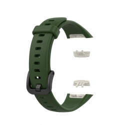 BSTRAP Silicone szíj Honor Band 6 / Huawei Band 6, army green (SHO003C05)