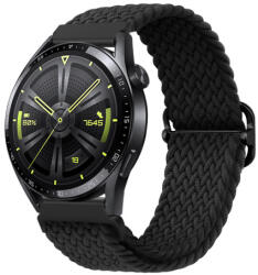 BSTRAP Elastic Nylon szíj Garmin Vivoactive 5, black