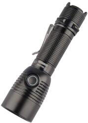 Dulotec Тактически фенер Dulotec Guardian, 1800 лумена, 700 метра, 5200 mAh батерия, магнитно зареждане, калъф (d-17-37-1828)