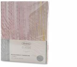 EUROFIRANY Print1 mintás gumis lepedő Ibolyalila 220x200 cm + 30 cm