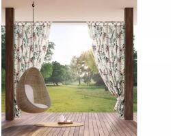 EUROFIRANY Garden2 vízálló mintás kerti függöny elkötővel Fehér 155x220 cm - homeandstyle - 9 234 Ft