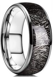  PU-32776 Gyűrű - Ezüst/Fekete/59mm