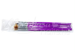 MoonbasaNails Ecset szett 6 db S002 Lila