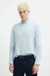 HUGO BOSS len ing legombolt galléros, regular, 50514162 - kék M - answear - 29 990 Ft