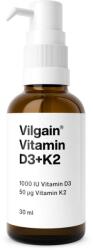 Vilgain Vitamina D3+K2 -⁠ vitamina D susține imunitatea și funcționarea corectă a mușchilor, vitamina K susține funcționarea corectă a oaselor, cu ulei MCT - vilgain - 64,99 RON