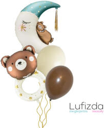  Héliumos luficsokor babaszületésre Baby Boy - INGYENES GLS szállítással (LUFI111993)