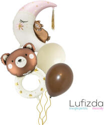  Héliumos luficsokor babaszületésre Baby Girl - INGYENES GLS szállítással (LUFI689551)