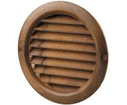 VENTS Kerek Szellőzőrács Szúnyoghálóval D/külső/=160 D=125 Mahagóni (mv 125 Bvs Abs Mahagony)