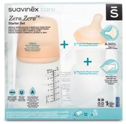 BabyJem Set biberon anticolici 180 ml + tetina cu debit variabil + saculet silicon zero zero suavinex