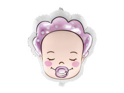 PartyDeco Balon din folie Bebelus - Fetita, 40x45 cm (FB63-081)