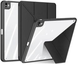 Dux Ducis MAGI ORIGAMI tok álló, bőr hatású (aktív FLIP, oldalra nyíló, TRIFOLD, asztali tartó, ceruza tartó) FEKETE Apple IPAD Pro 11 (2024) (GP-159252)