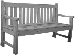ROJAPLAST Bancă grădină LONDON, gri, 150 cm (13090)