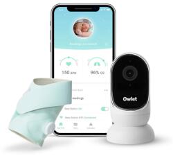 Owlet Monitor Duo Smart Sock 3 & Cam szett újszülötteknek Mint