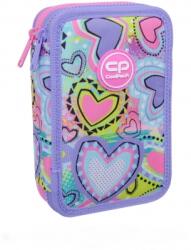 COOLPACK Penar echipat CoolPack Jumper 2, 35 piese, 2 fermoare, Pastel Hearts F066832 Penar