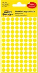 AVERY 3013 8mm 416db-os sárga jelölőpont (3013) - officedepot
