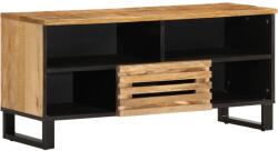 vidaXL ТВ шкаф, 100x34x46 см, грубо мангово дърво масив (377514)