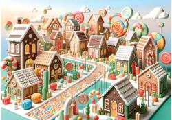 Yazz 3862 - Candy Land - 1000 db-os puzzle