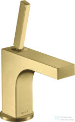 Hansgrohe AXOR CITTERIO mosdó csaptelep automata leeresztővel, szálcsiszolt sárgaréz hatású 39035950 (39035950)