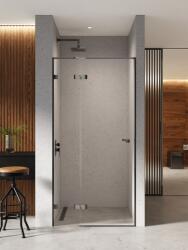 NEW TRENDY Eventa Black Chrome zuhanyajtók 100 cm dönthető fekete fényes/átlátszó üveg EXK-6131 (EXK6131)