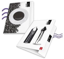 Pigna Gumis mappa A/4 karton Pigna Black and White (02311793L)