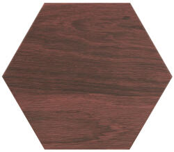 BESTILE Gresie hexagonala portelanata tip lemn Atlas Hexa Siena, 25.8x29 cm, maro, finisaj lucios (8435259935148)