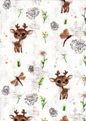  Mintás textil pelenka 1db-os - őzike - babastar