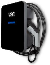 V2C Trydan elektromos autó fali töltő | 22 kW - 3x32A | 5m - Type 2