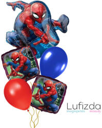  Héliumos luficsokor, Pókember, Spiderman - INGYENES GLS szállítással (LUFI873849)