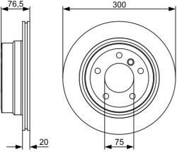 Bosch Disc frana BOSCH 0 986 479 496 (0 986 479 496)
