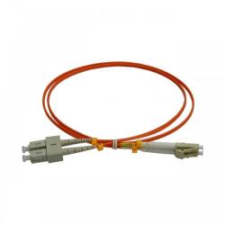 Emtex Patchcord FO SC/PC-LC/PC Emtex, MM OM2 50/125, manta LSZH 3.0mm, duplex 10m (SC-LC-MM2/DX-10)