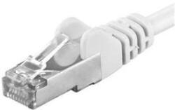 PremiumCord Patchcord SFTP PremiumCord RJ45-RJ45 Cat. 6A, 2m, Alb (SFTP-6A-2-W)