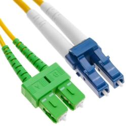 Emtex Patchcord FO SC/APC-LC/PC Emtex, SM OS2 9/125, manta LSZH 3.0mm, duplex, 3m (SC/APC-LC/PC-SM/DX-3)