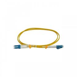Emtex Patchcord FO LC/PC-LC/PC EMTEX, SM OS2 9/125, manta LSZH 3.0mm, duplex, 2m (LC-LC-SM/DX-2)