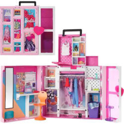 Mattel Barbie hordozható öltözőszoba ruhákkal és kiegészítőkkel (HBV28) - morzsajatekbolt