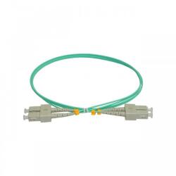 Emtex Patchcord FO SC/PC-SC/PC Emtex, MM OM3 50/125, manta LSZH 3.0mm, duplex, 3m (SC-SC-MM3/DX-3)