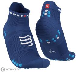 Compressport Pro Racing V4.0 Run Low zokni, sodalite/fluo blue (T1 (EU 35 - 38))