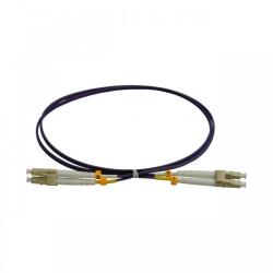 Emtex Patchcord FO LC/PC-LC/PC EMTEX, MM OM4 50/125, manta LSZH 3.0mm, duplex, 5m (LC-LC-MM4/DX-5)