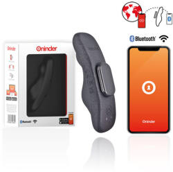 Oninder Manila alsóba helyezhető vibrátor (fekete) (APP-os) - ovszer-vasarlas