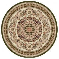 Delta Carpet Covor Rotund, 100 x 100 cm, Verde, Lotos 539/130 (LOTUS-539-130-O-11) Covor
