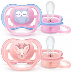 Philips Avent Cumi Ultrasoft Állat Lany 0-6H. 2X