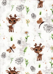  Mintás textil pelenka 1db-os - őzike - babyshopkaposvar