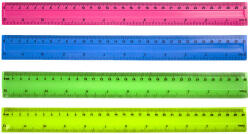 EVOffice Vonalzó 30cm, műanyag piros (EG3L04RO) - cartridge