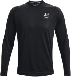 Under Armour Men's UA ArmourPrint Long Sleeve - black/halo gray - Fekete