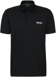 BOSS Férfi teniszpolo BOSS Paddytech Degradé-Jacquard Polo Shirt - Fekete