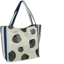 Judu Kagylómintás, kék-fehér csíkos strandtáska (49-3 kék-fehér)