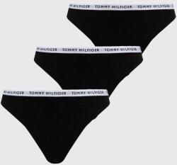 Tommy Hilfiger tanga (3-pack) fekete - fekete XS - answear - 17 990 Ft