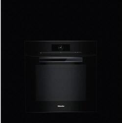 Miele Profil CleanSteel cu inserÅ£ie de sticlÄƒ Negru obsidian ÅŸi suport mÃ¢ner de culoare neagrÄƒ DS 6000 VITRO OBSW Miele 9823270 (9823270)
