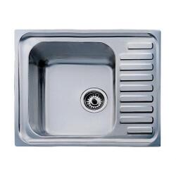 Teka Chiuveta inox microtexturat cu 1 cuva si picurator Teka Classic 1B GARANTIE 75 ANI (Classic 1B) Chiuveta