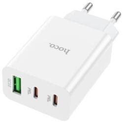 hoco. Мрежово зарядно устройство HOCO, C99A, Quick Charge, 20 W, 1 X USB - 2 x USB Type-C