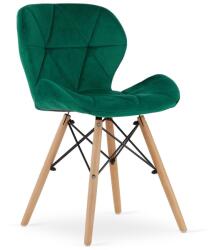Klubfotel Étkezőszék LAGO - zöld bársony